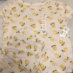 Lauren Conrad lemon pajamas